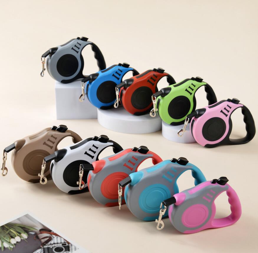 Dog Collars Leashes factory nylon automatic retractable cat leash dog walking chain Pet Supplies Factory Z 8.21