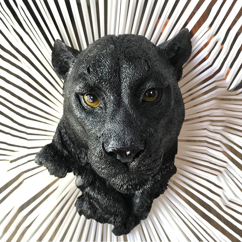 Animal Head Wall Decoration Statue Room Bedroom Home Wall Decoration Scandinavian Style Decoration Jamaican Interior Decoration 240820bj