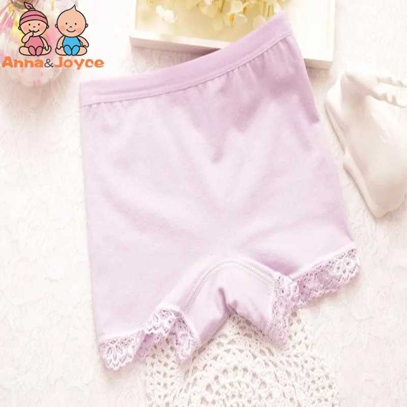 3Pc Girls Cotton Lace Boxer Kids UnderPants Children Underwear Girls Safety Underwear suit 2-10 years Y240821