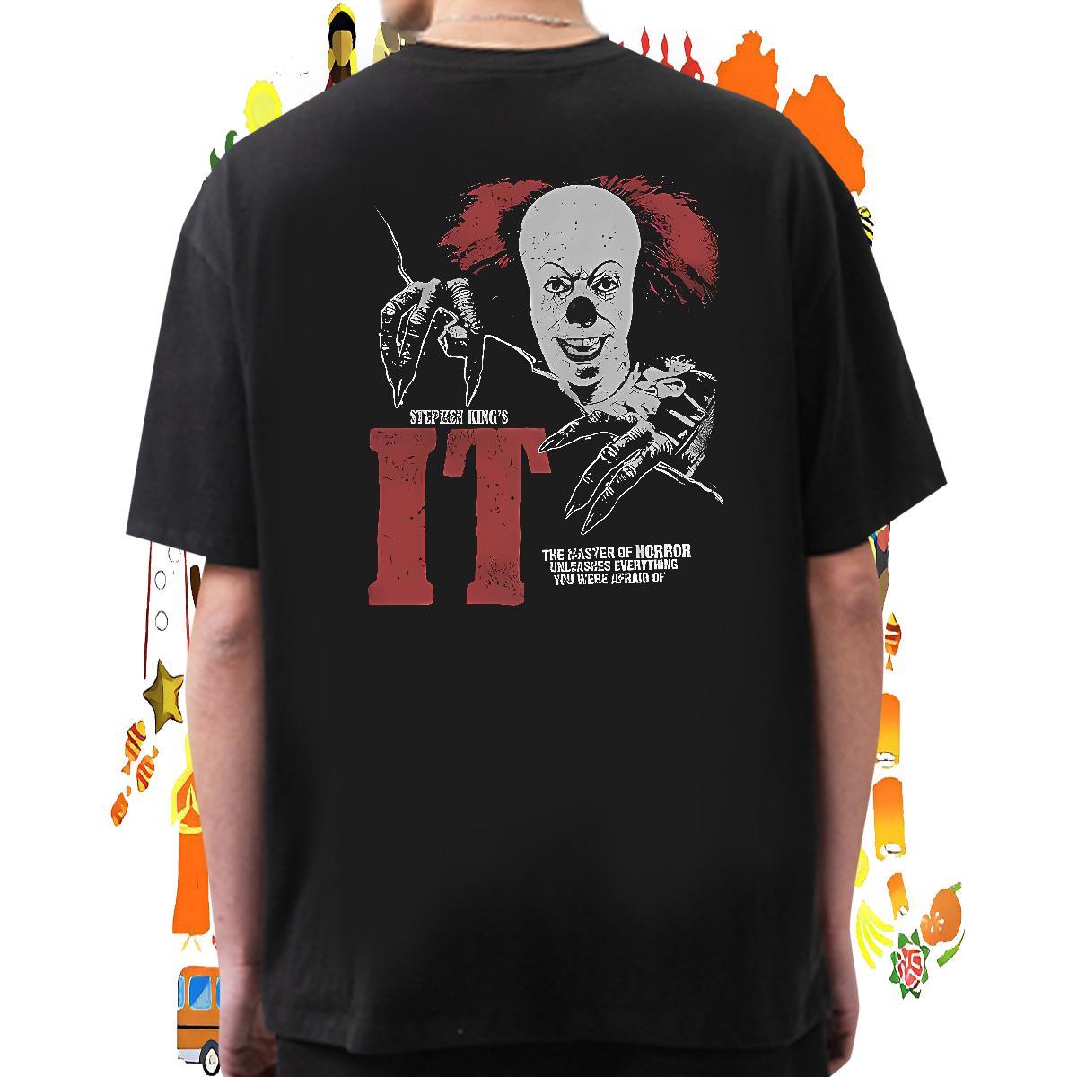 2024 New Men Tshirts 100% Cotton 230g Street joker Breathable Soft T Shirt For Man Wholesale Black White Clothes