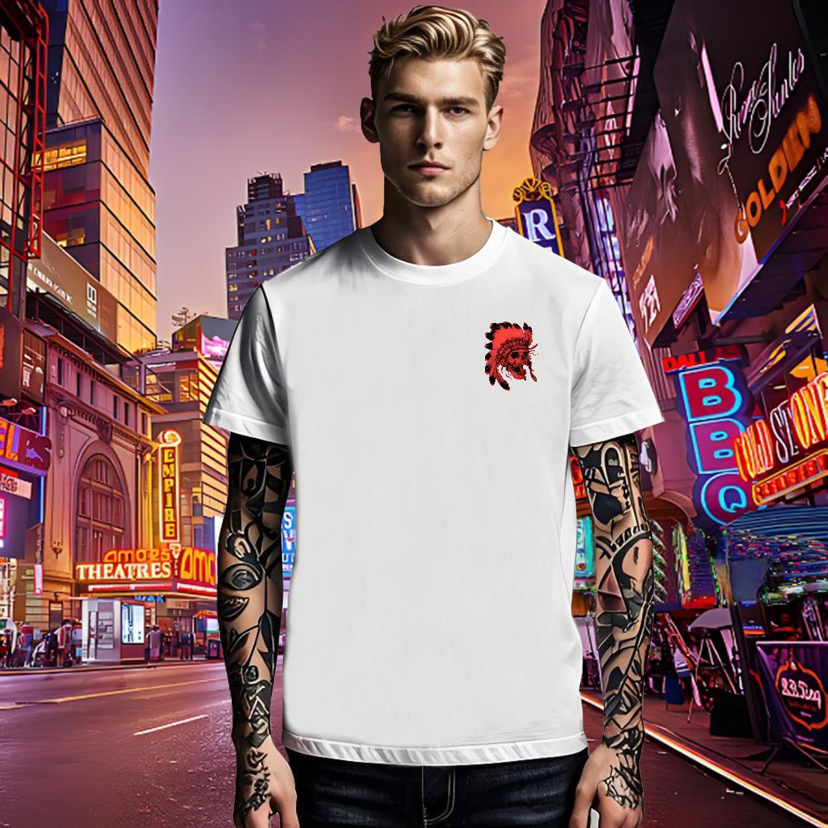 Casual New Couples T Shirts 230g 100% Cotton Summer Casual religion Short Sleeve Soft T-Shirts High Quality Floral Print Wear