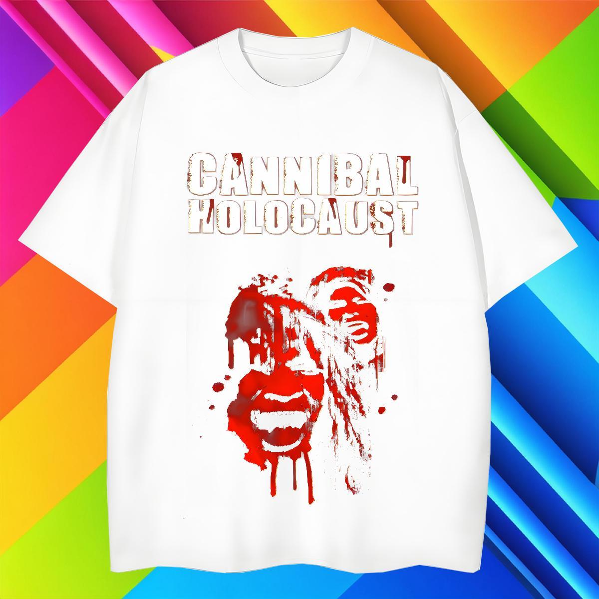 Customized Men Tops Tees 230g Cotton Casual Daily Wear Blody O Neck Short Sleeves T shirt Unisex Anime Clothings