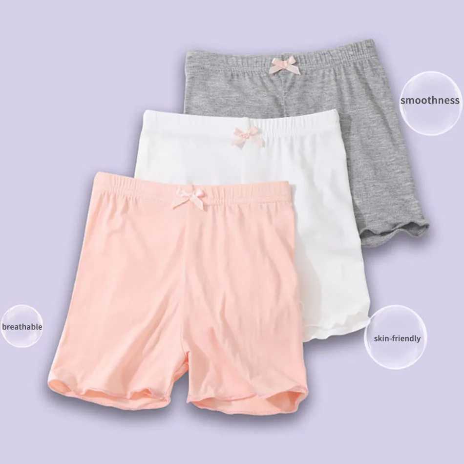 Summer Clothes Girls Modal Briefs Lightweight Anti-See-Through Panties Children Safety Shorts School Kids Comfortable Underwear Y240821