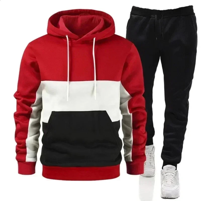 Mens Sweatshirt or Pants Casual Sportswear Patch High Quality 2 Pieces 240821