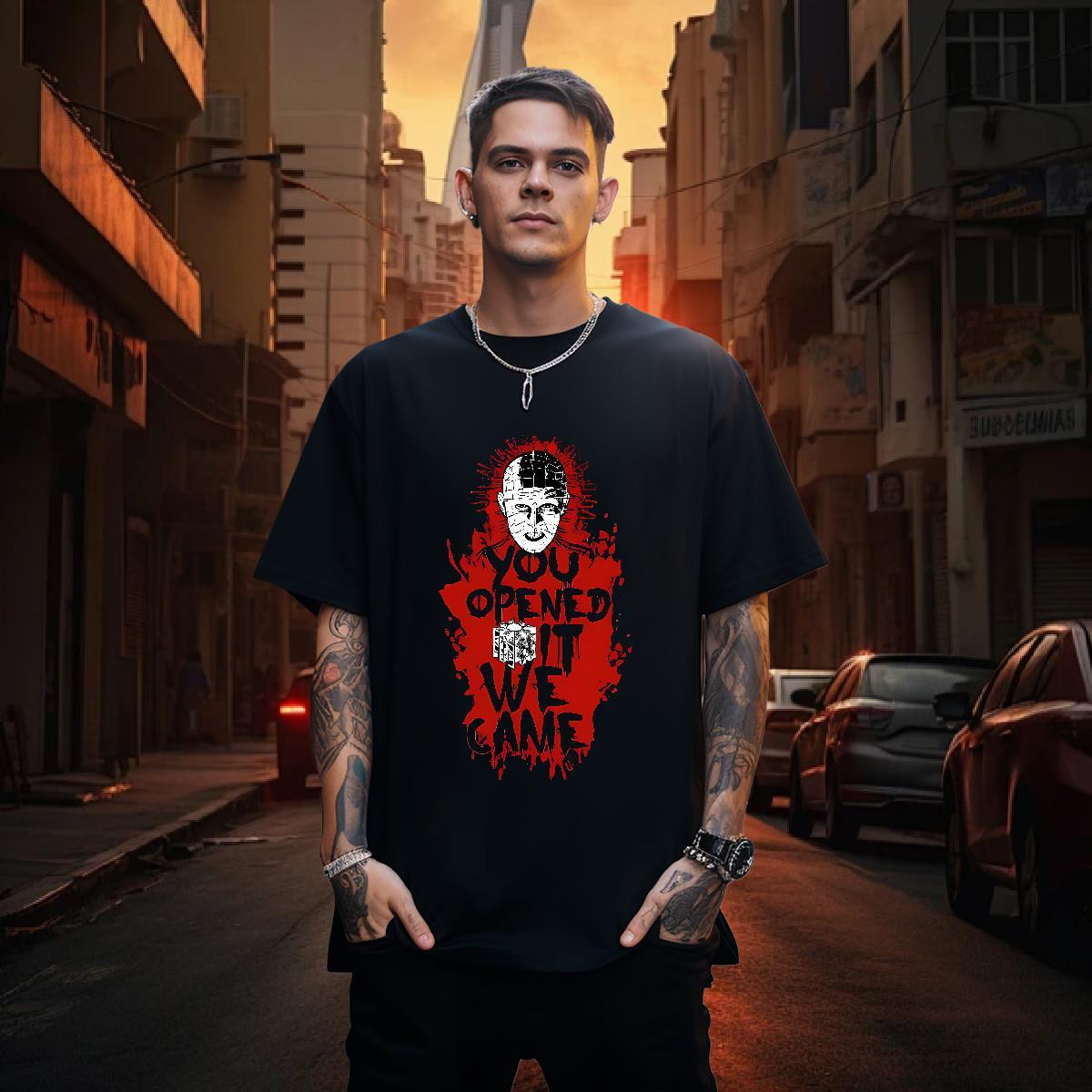 Classic Casual Tshirt for Man Woman 230g Cotton Hip Hop skull Short Sleeve Soft T-Shirts for Men TOP Quality Custom Printing Clothes