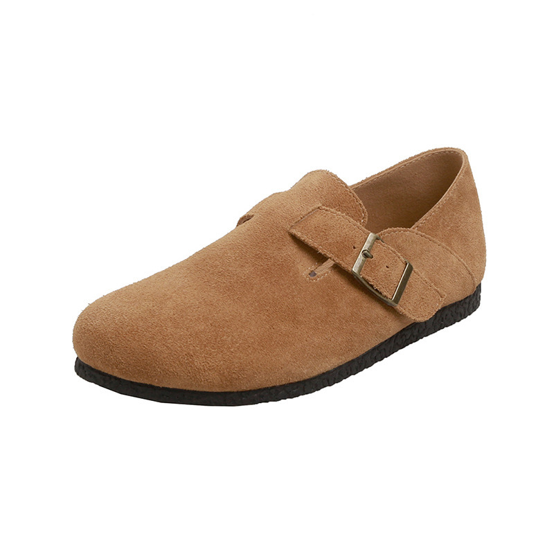 Ddmysports Grape Mama S Same Winter Plush Insulation Thick Soled Leather Big Toe Single Shoe Fur Boken Shoes For Women OUTDOOR