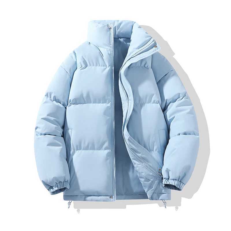 Puffer jacket Unisex Autumn Winter Warm Parka Jacket Men Women Yellow Purple Pink Fleece Casual Parkas Outerwear Mens Coats Clothes 12 Colors M240821