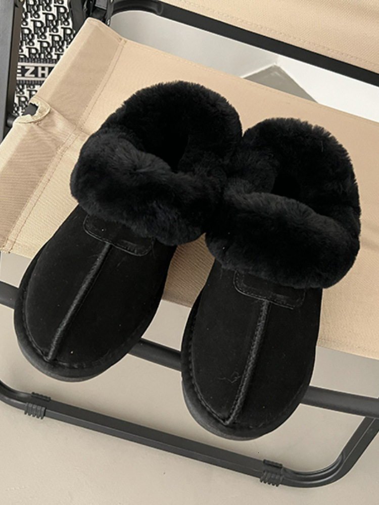 Ddmysports Autumn Winter Soled Snow Boots Women Short Tube With Thick Fleece Warm And Anti Slip Fur Shoes Cotton For One Foot Kick OUTDOOR