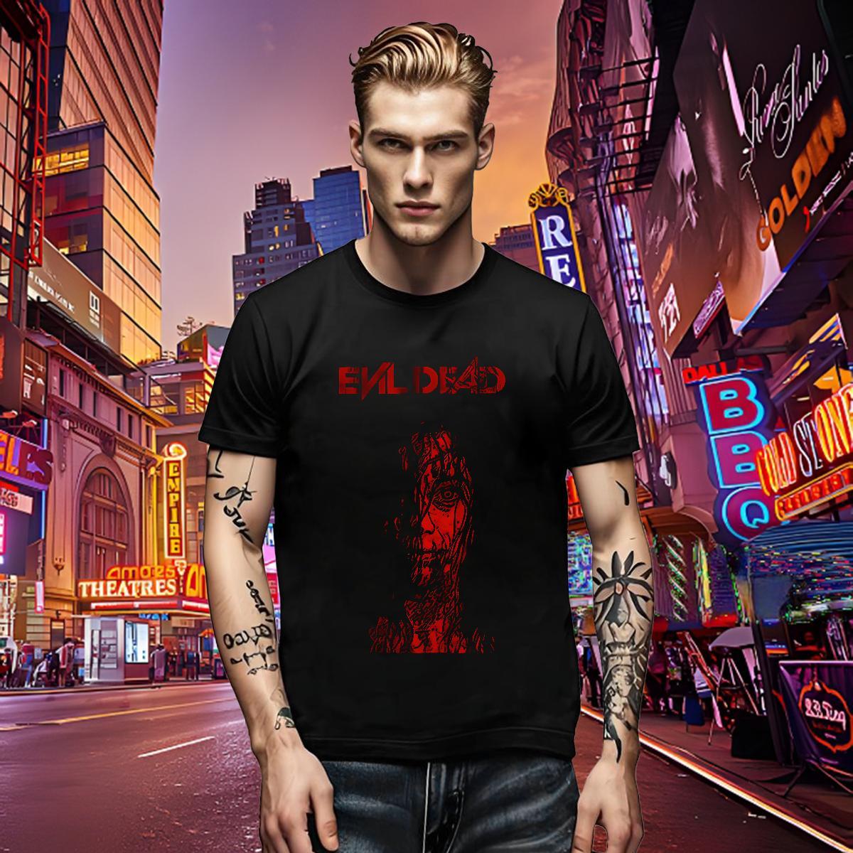 2024 Designer Men Tops Tees 230g Pure Cotton Spring Summer scary Breathable Crew Neck T-Shirts TOP Quality DIY Logo Oversized Tshirts