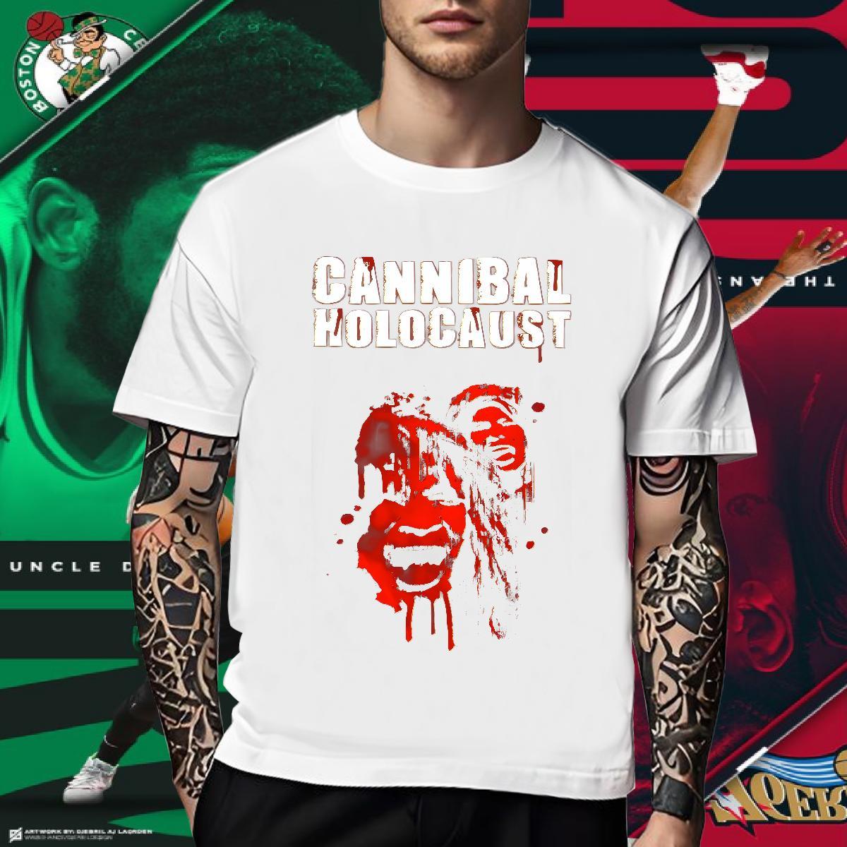 New Designer Men Clothes T-Shirt 230g Cotton High Street Hip Hop Blody Round Neck Short Sleeve T Shirts Men High Quality DIY Printed Tshirts