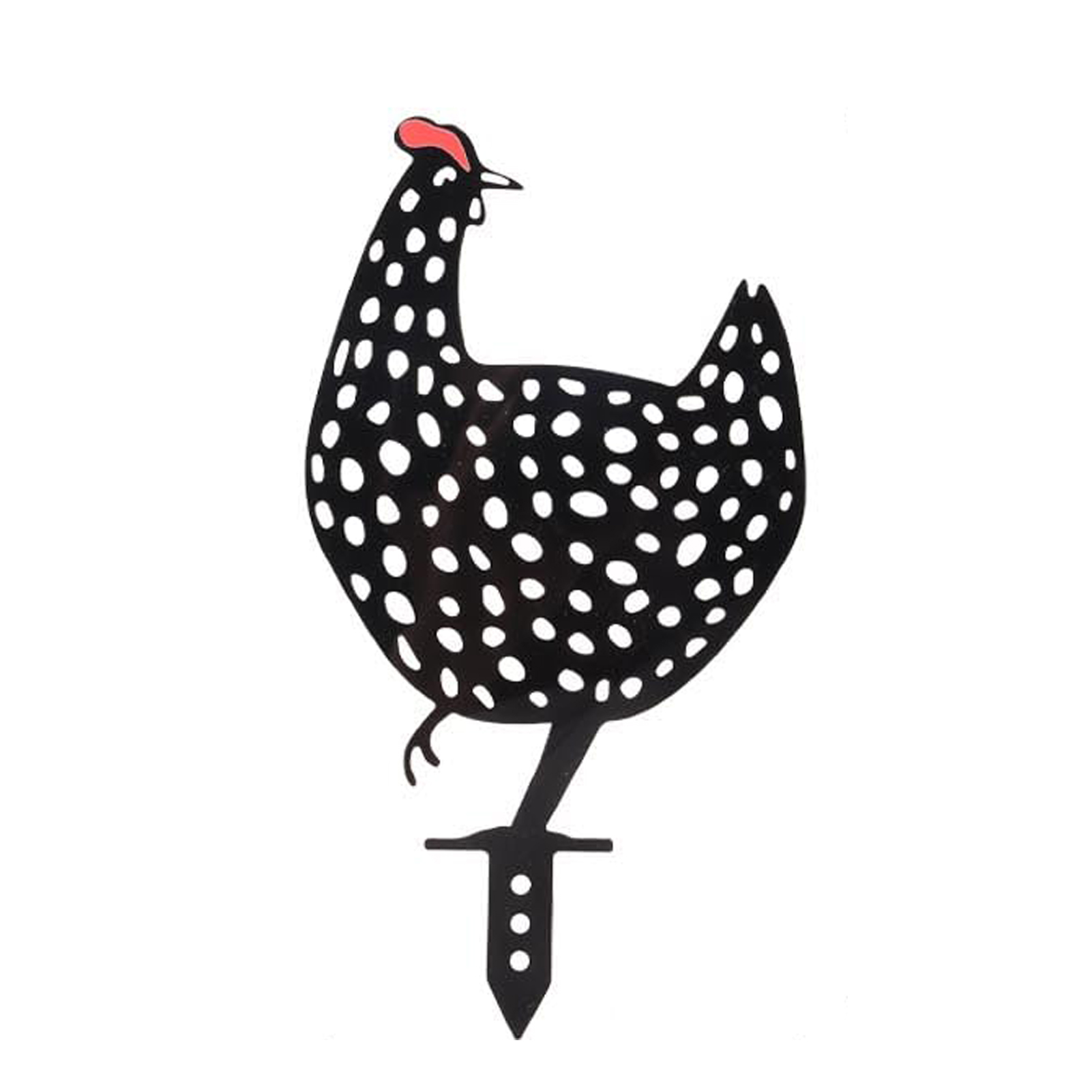 Garden Decoration Hollow Out Rooster Animal Silhouette Statue Decoration Lifelike Decorations Chicken Farm Decoration