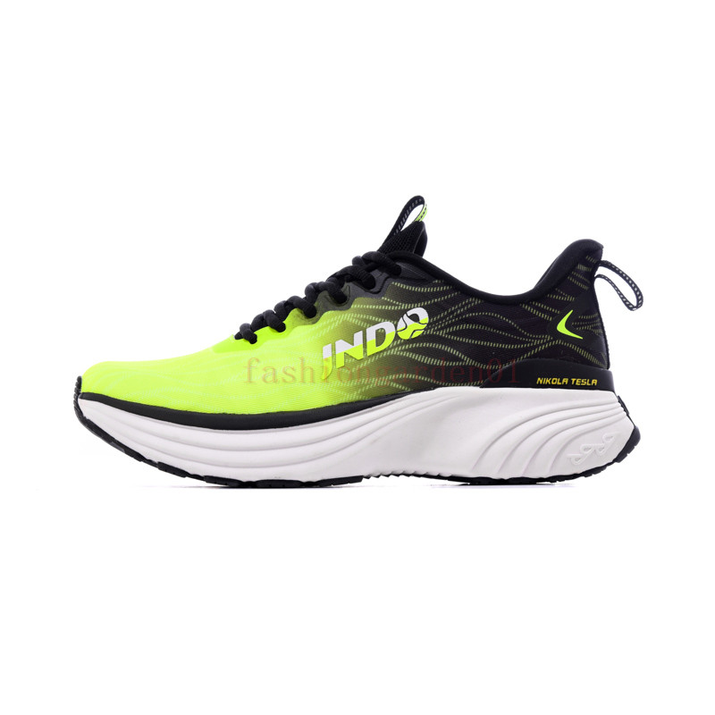 JNDO Whale Bionic Power Jet Running Shoes Triple Black Volcanic Red Coral Yellow aurora Green Bean Coffee PINK fashion designer sneakers men women spo