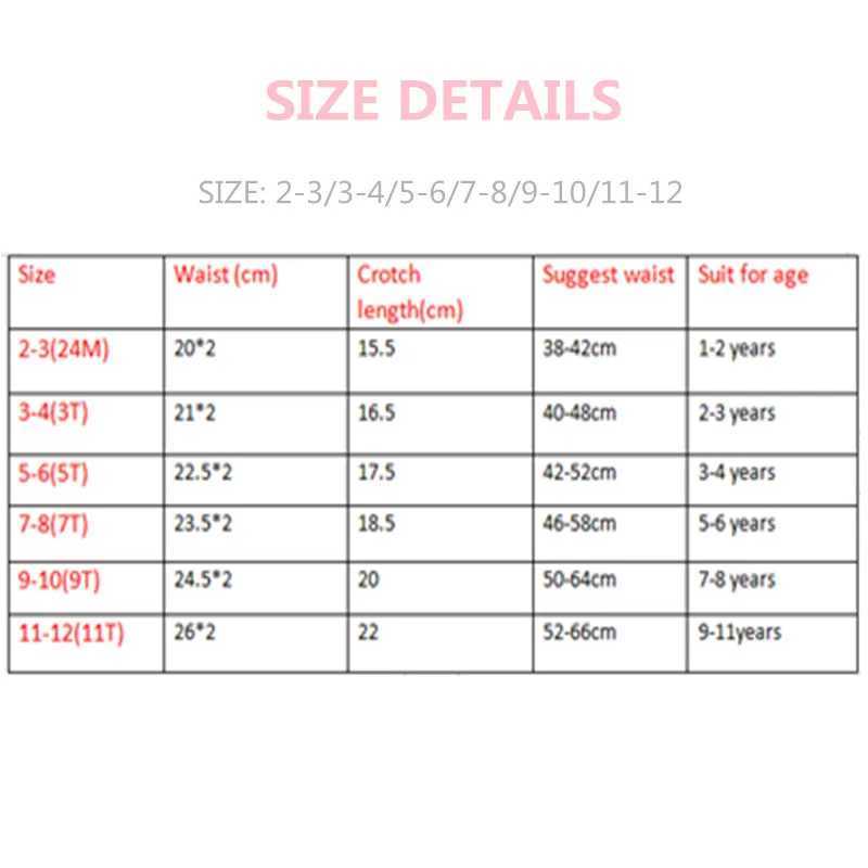 6Pcs/Lot Girls Cotton Underwear Kids Briefs Panties Baby Children Underpants 1-12Years Y240821
