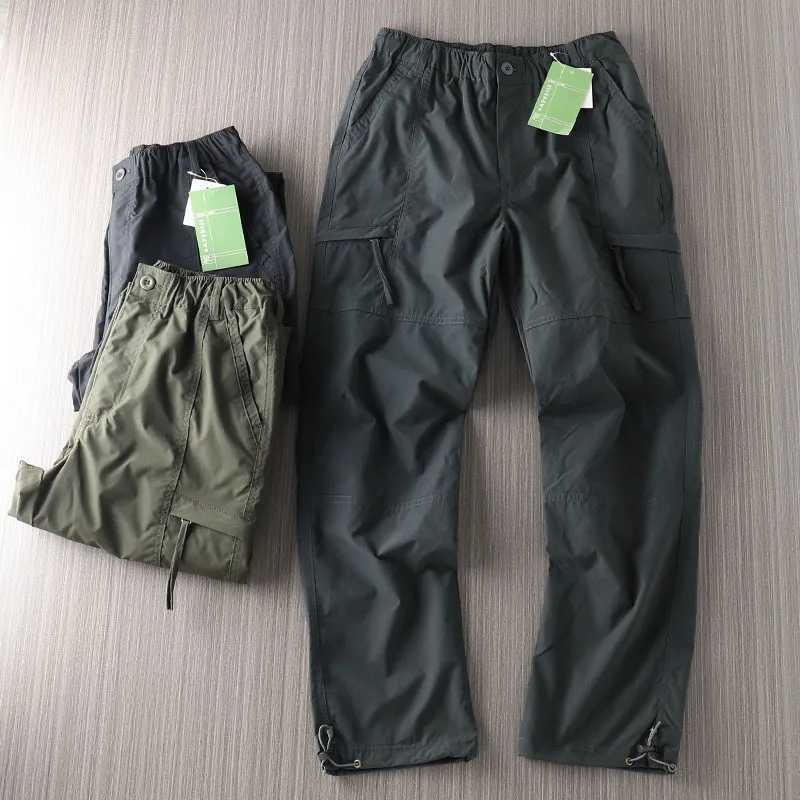 Mens cargo pants spring summer quick drying Trouser mens outdoor sports hiking camping fishing pants 4XLW240725