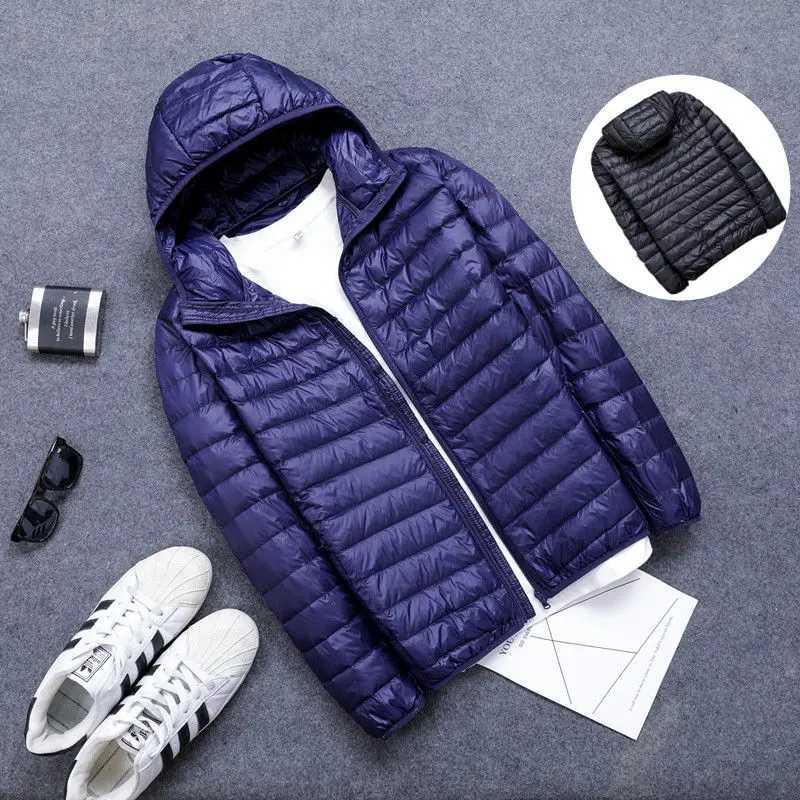 Puffer jacket Mens All-Season Ultra Lightweight Packable Down Jacket Water and Wind-Resistant Breathable Coat Men Hoodies Jackets M240821