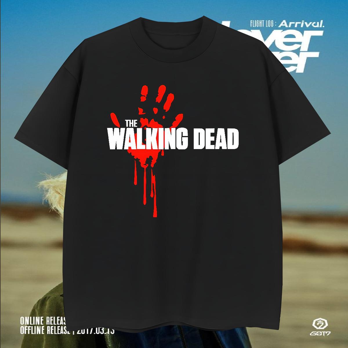 Casual New Men Tees 230g Pure Cotton Daily Outfit scary Breathable Crew Neck Mens T Shirts High Quality DIY Printed Wear