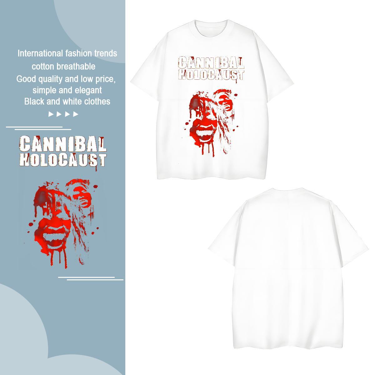 Fashion New Blody Men Tees 230g Cotton Mens T Shirts DIY Printed Beach Short Sleeve O-Neck Soft Tshirts