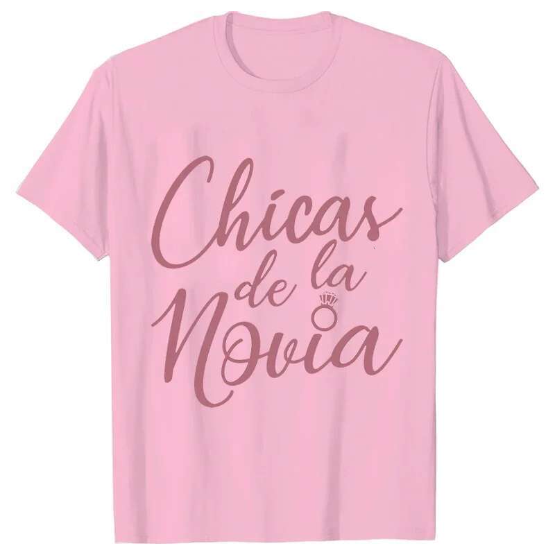 Girl Spanish Bachelorette T Shirts Team Bride Squad T-shirt Bridal Shower Tshirt Friends Wedding Tee Hen Party Gift Tops eam -shirt shirt ee ops