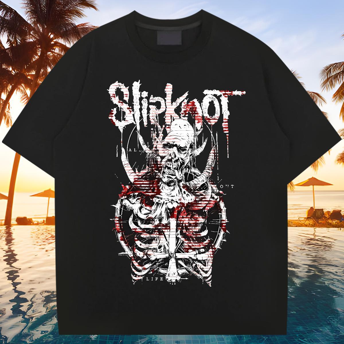 Stylist Tshirt for Man Woman 230g Cotton Casual skull Breathable Soft Man T Shirts Classic Anime Print Tees Shirts