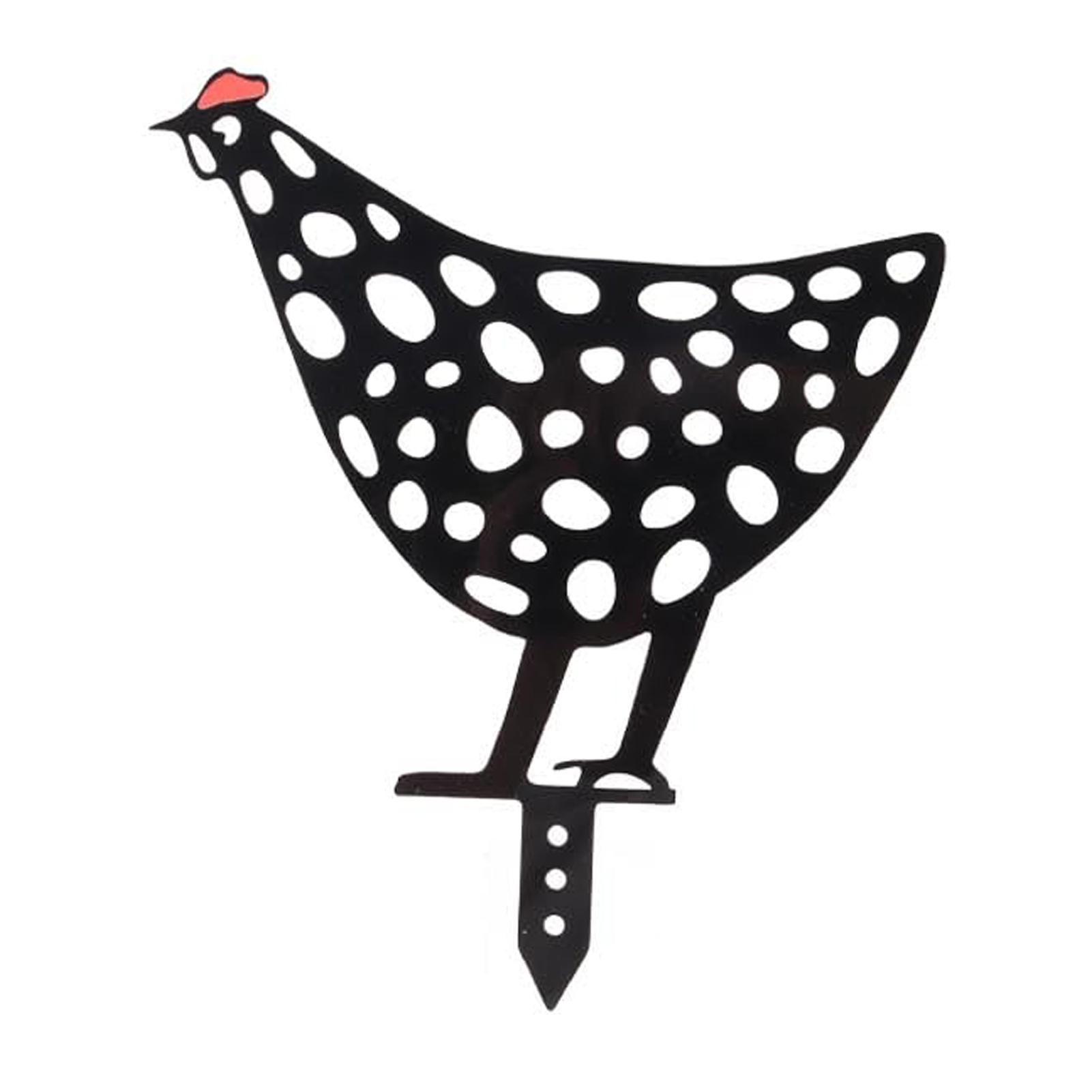 Garden Decoration Hollow Out Rooster Animal Silhouette Statue Decoration Lifelike Decorations Chicken Farm Decoration