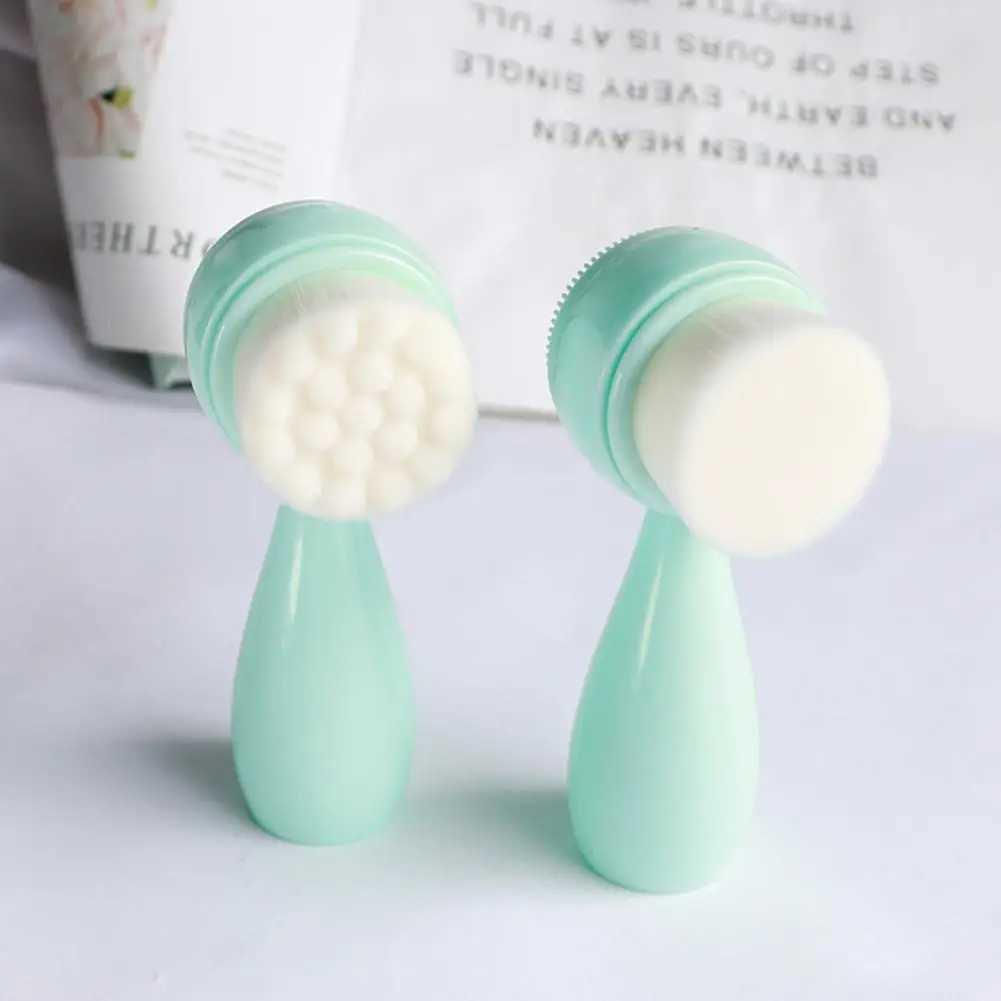Universal Grasp Comfortable Multifunctional Facial Exfoliator Cleansing Brush Silicone Face Scrubber Beauty Equipment Y240821