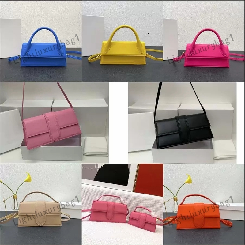 Luxury Les Bambinos Handbag Leather Designers Hand Flap Velvet Bamnino Palm Pattern Tote LE Bambino LONG Noeud Long Version Grand 221217
