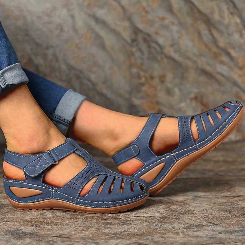 High Quality Sandals Shoes Women Summer Beach Womens Sandals Non-Slip Sandals For Women Wedge Shoes Woman Soft Footwear Sandal Women Female T241227