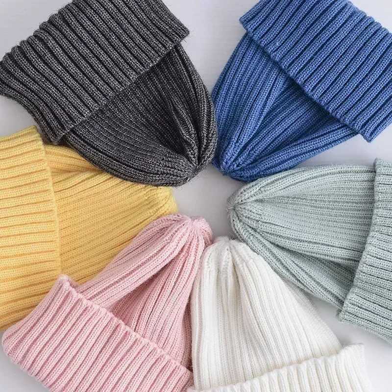 Korean Kids Hats for Girls Boys Crochet Bonnet Toddler Girl Cap Children Baby Photography Props Children Accessories Stuff M240821