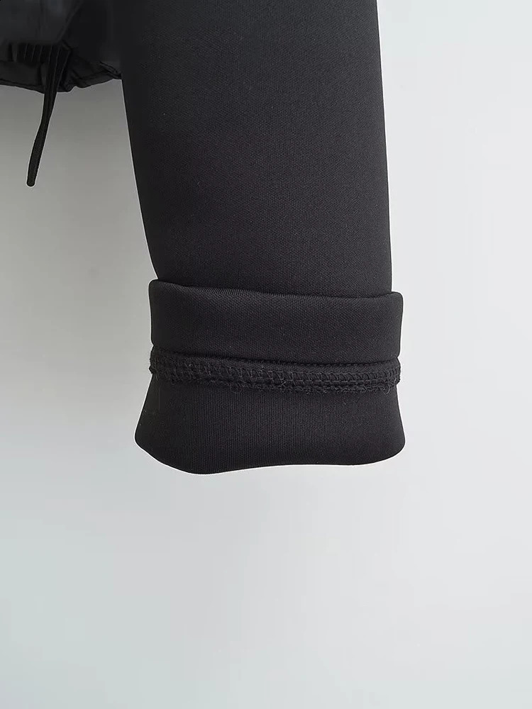 HWL Lightweight Waterproof Parka Bodywarmer Women Spliced Black Short Coat Spring Bomber Jacket For 240821