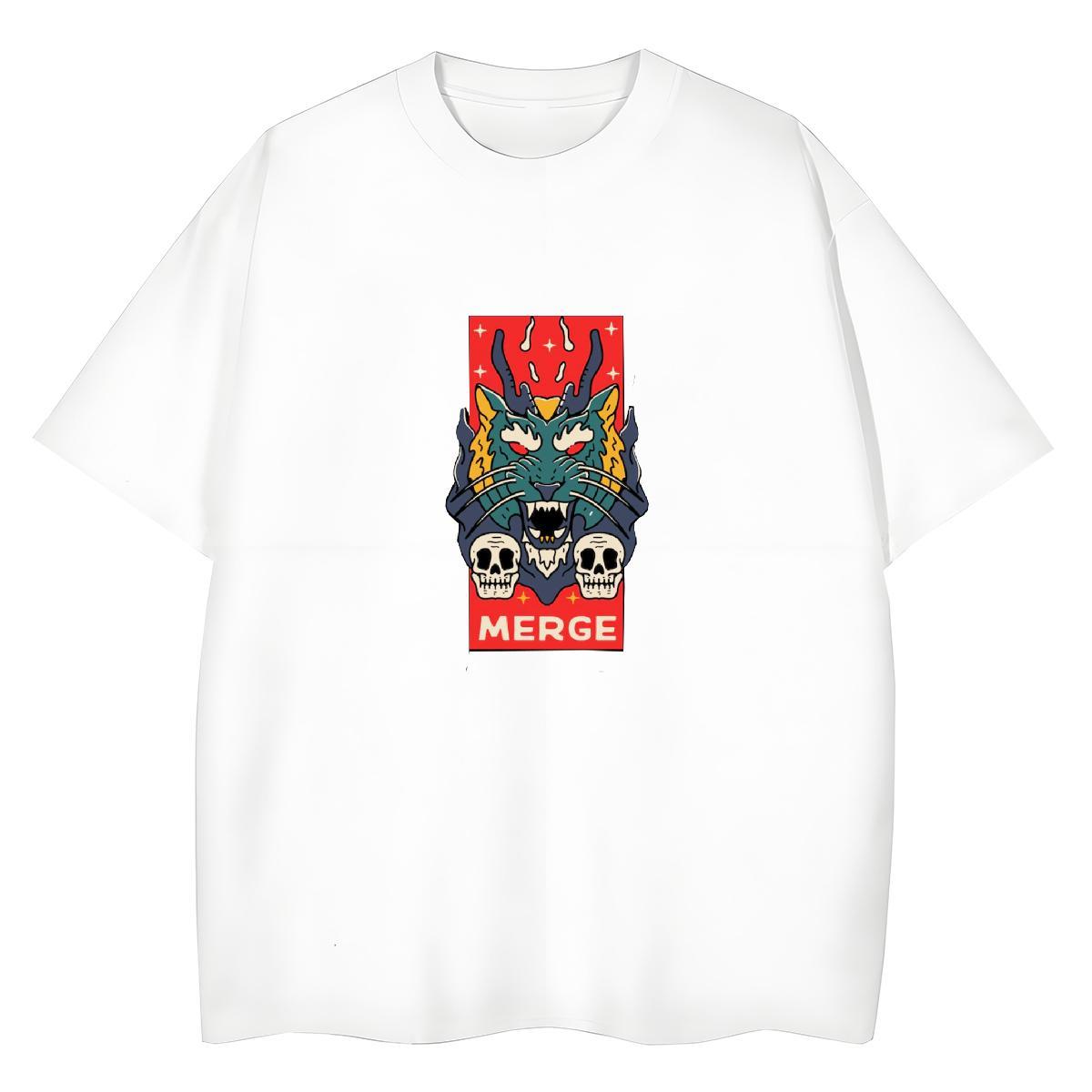 New Arrival T Shirt For Woman 100% Cotton 230g Breathable Hip Hop Street skull Women Tshirts Popular Skull Clothes