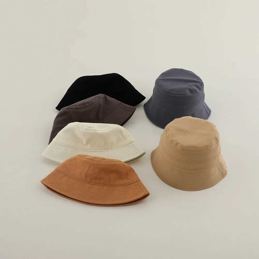 Summer Baby Bucket Hat Kids Cap Beach Accessories Baby Sun Hat For Boys Girls Fisherman Panama Hat Children Cap For 2-6years M240821
