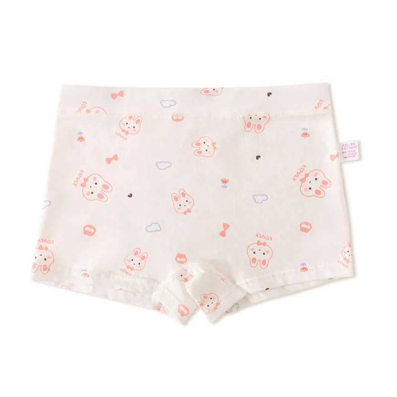 4PCS Girl Cotton Antibacterial Panties Kid Thin Breathable Briefs 1+y Young Children Underwears Baby Cute Cartoon Print Knickers Y240821