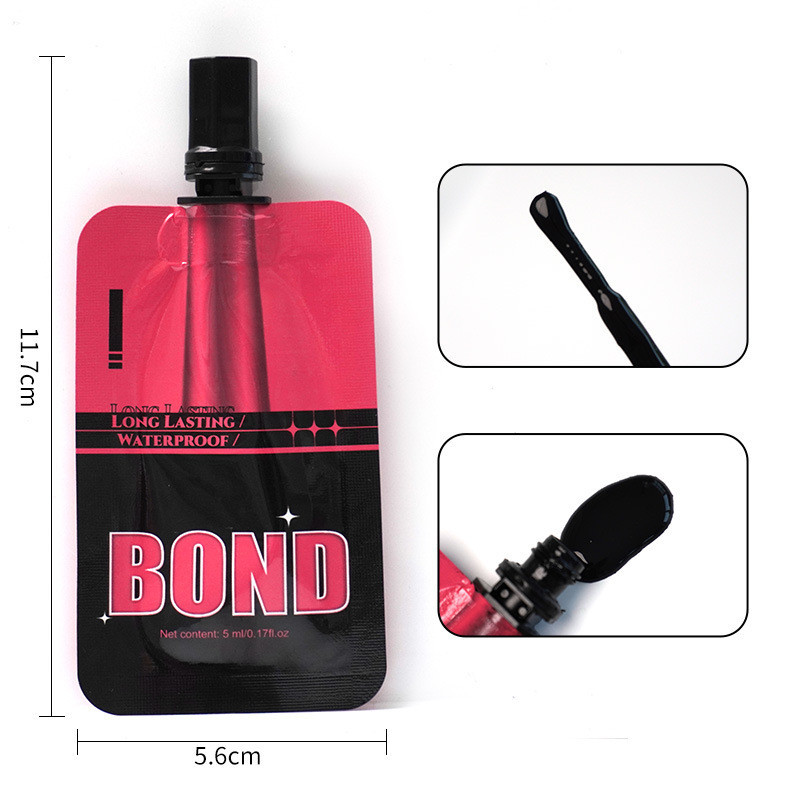 Lash Bond and Seal and Remover Easy to Use Strong Hold Long Lasting Waterproof Eyelash Glue and Removal for Cluster Lashes Individual Eyelash Extensio