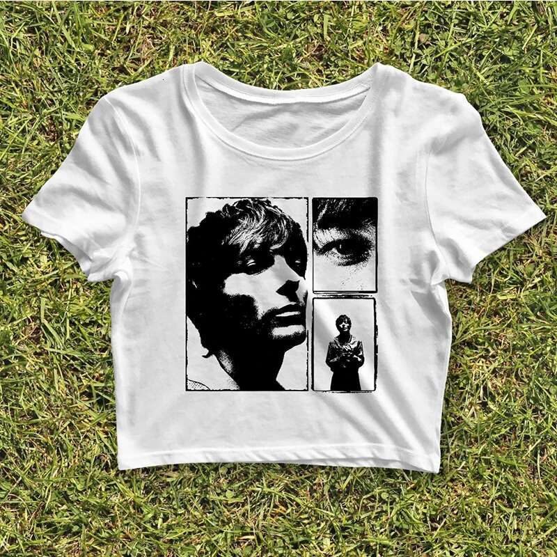 Printed Art Cropped Tops Women Y2k Clothes Gothic Vintage Girls T Shirts 2000s Grunge Tshirt Streetwear Dropshipping shirt
