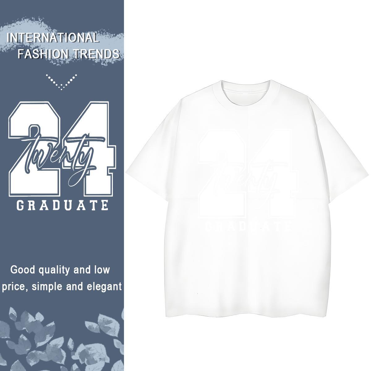 TOP Quality T-Shirts for Men 230g Cotton letter Street Casual Oversized 3XL 4XL Breathable Short Sleeve Tshirt for Man Woman Factory Direct Tshirts