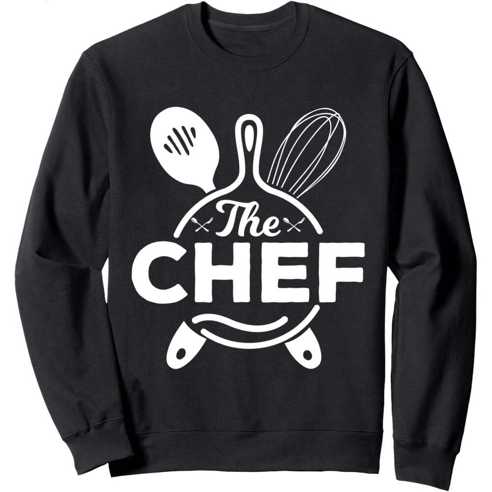 Long Sleeve Shirts for Men sweatshirt The Chef Weapons Cookware Funny Proud Cook Sweatshirt T shirt Tee Streetwear Casual tops clothes