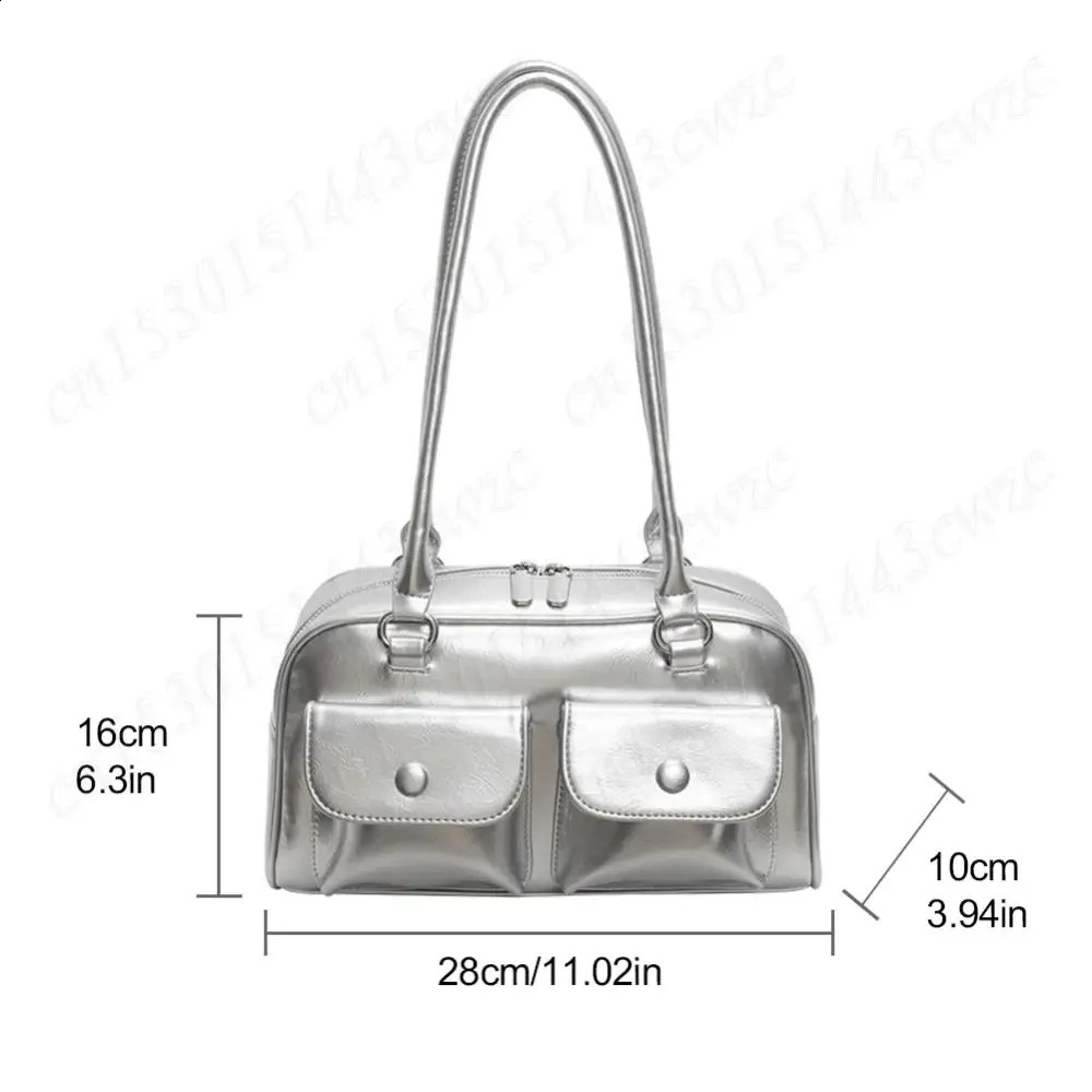 Womens shoulder bag backpack homeless zipper cross body multi pocket leather Boston handbag travel commuting 240820