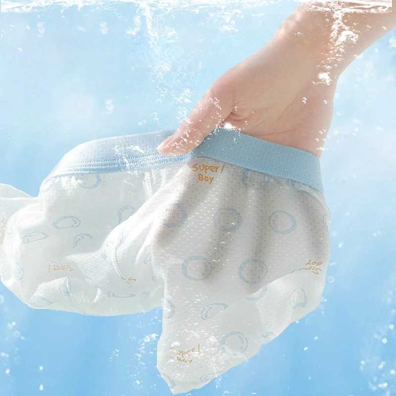 Summer Boys Thin Mesh Breathable Panties 4PCS Kids Modal Antibacterial Knickers Baby Cute Soft Briefs 3+y Young Child Underwears Y240821
