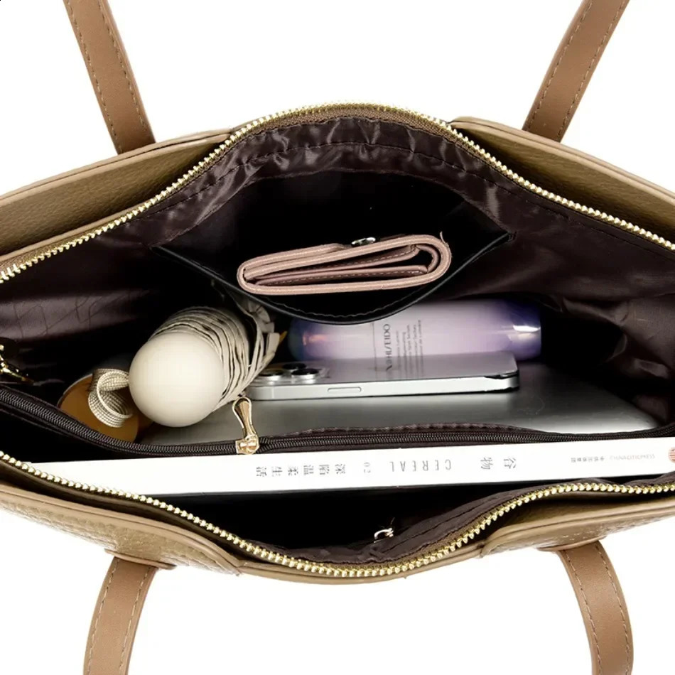 womens bag ner highquality soft leather large shoulder messenger handbag shopping 240820