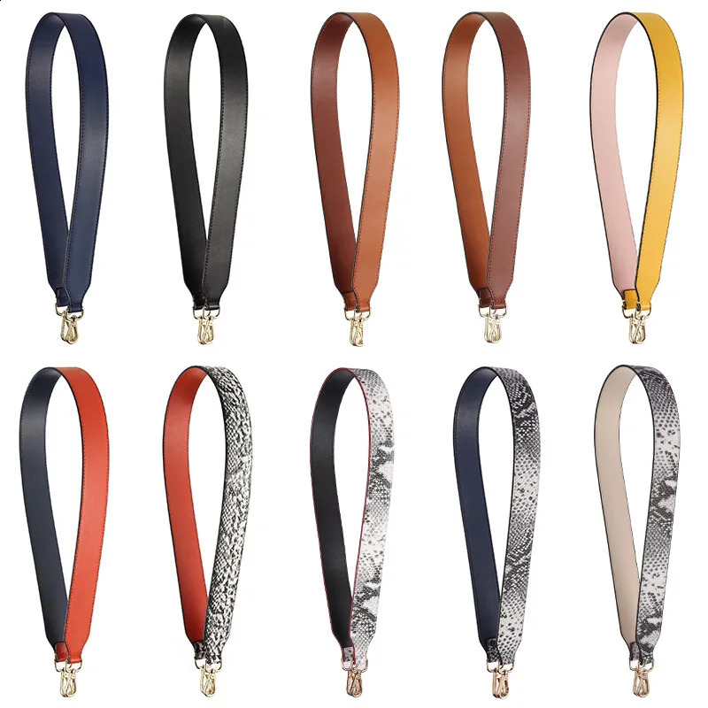 95cm DIY snake shaped printed tape can replace PU leather handle multicolor accessories suitable for womens wide shoulder bag 240820
