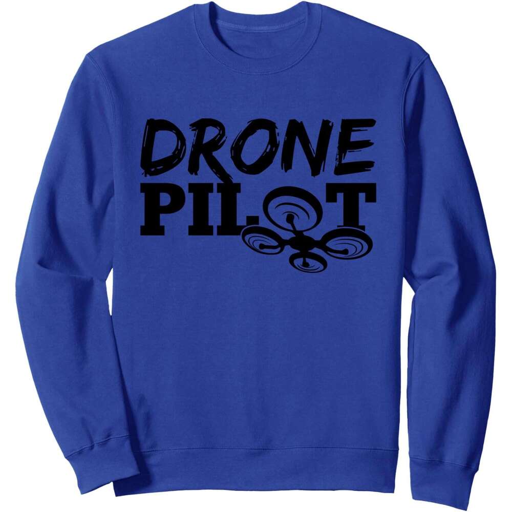 Long Sleeve Shirts for Men sweatshirt Drone Pilot Remote Aircraft Geek Professional Gift Sweatshirt T shirt Tee Streetwear Casual tops clothes