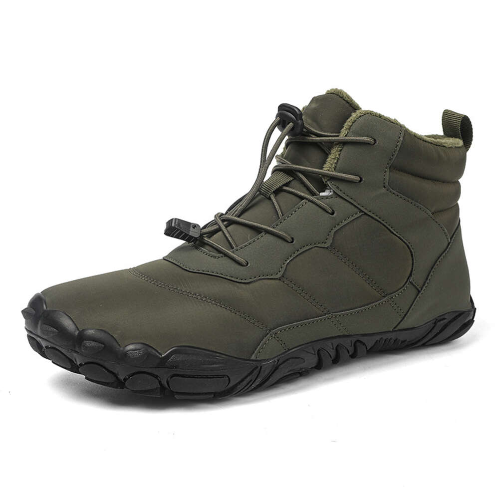 Ddmysports Five Boots Anti Slip Outdoor Snow Insulation Cold Resistance Men S And Women Cotton Shoes Short Cut Five Finger OUTDOOR