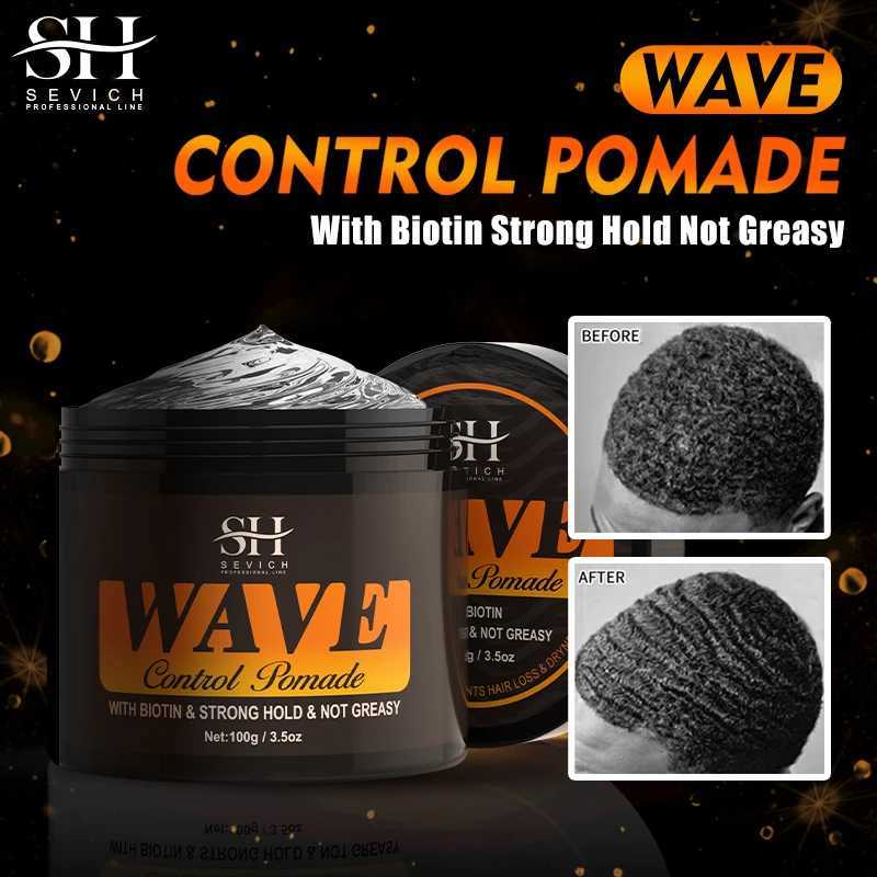 2023 Black Mens Natural Control Pomode Strong Hold 360 Layered Clay Wave Oil Generator W240820
