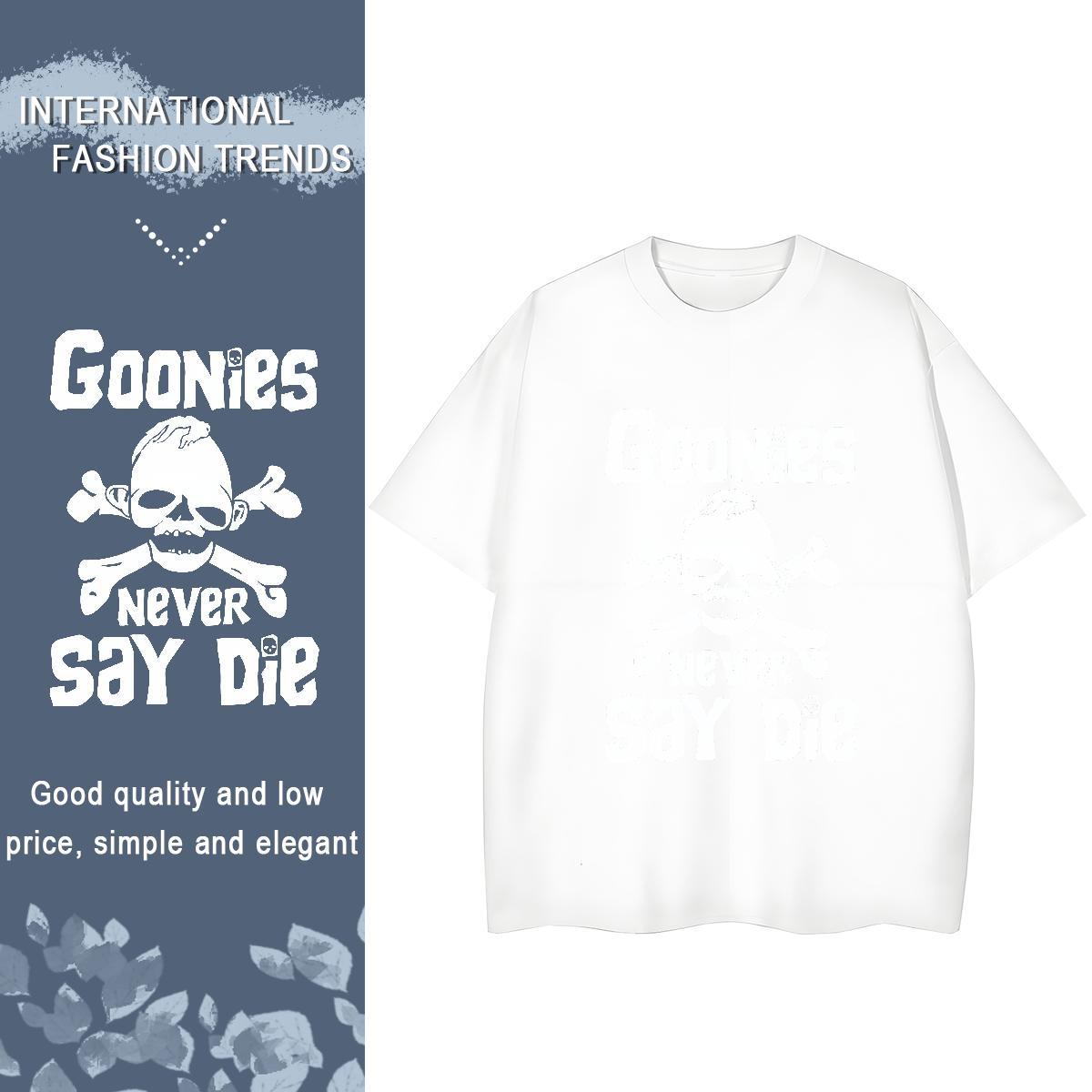 2024 DIY Womens T Shirts 230g 100% Cotton Breathable Soft Outdoor skull Tshirt for Man Woman Lady Oversized L-4XL Tops