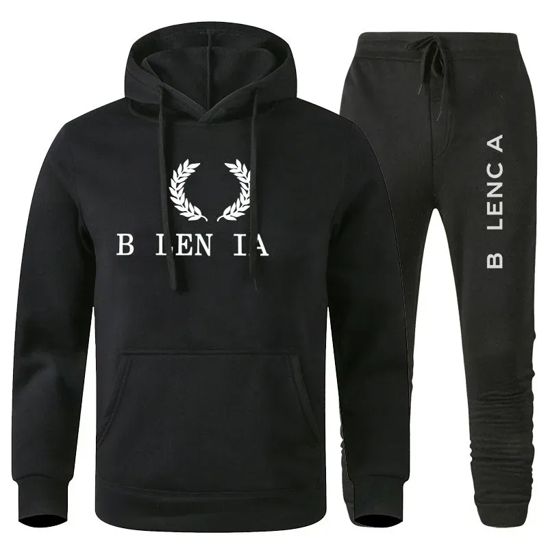 mens tracksuit jogging sets two piece set women tracksuits luxury Print designer hoodie casual Wheat ear pants sweatsuit.