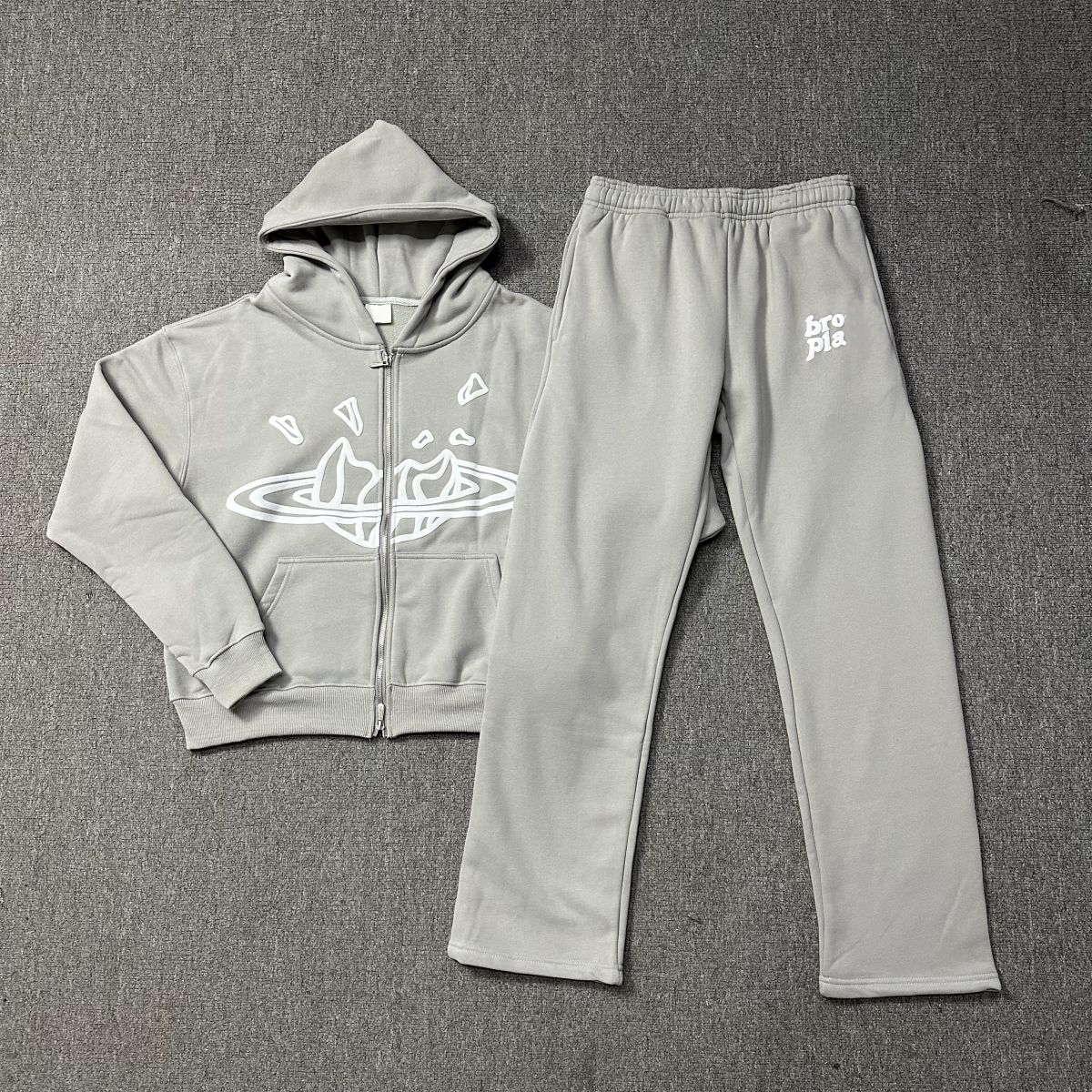 (Go off picture, not description)Print Foam letter hoodies Pants Men's Women's loose 3D Graffiti Hoody Sweater Hooded Hip Hop Sweatshirts Pullover Track Suits 24798