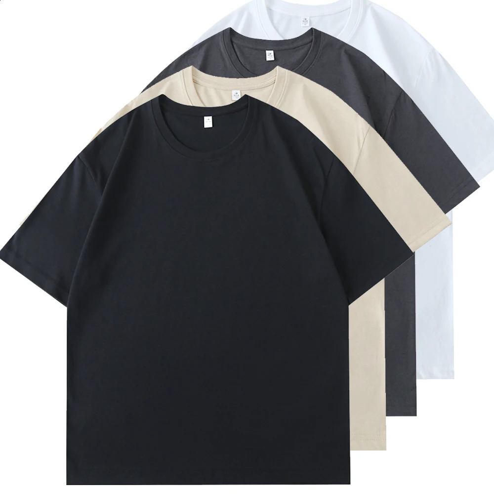 Fashionable summer mens Tshirt made of pure cotton ultrafine short sleeved fashionable soft white black tee clothing top 240821