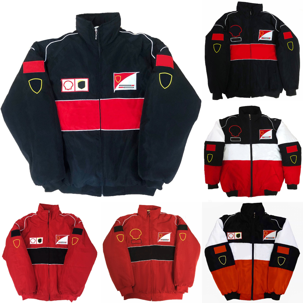 2024 F1 Formula 1 Racing Jacket Autumn Winter Men's Women's Full Embroidered Cotton Clothing College Style Vintage Jackets
