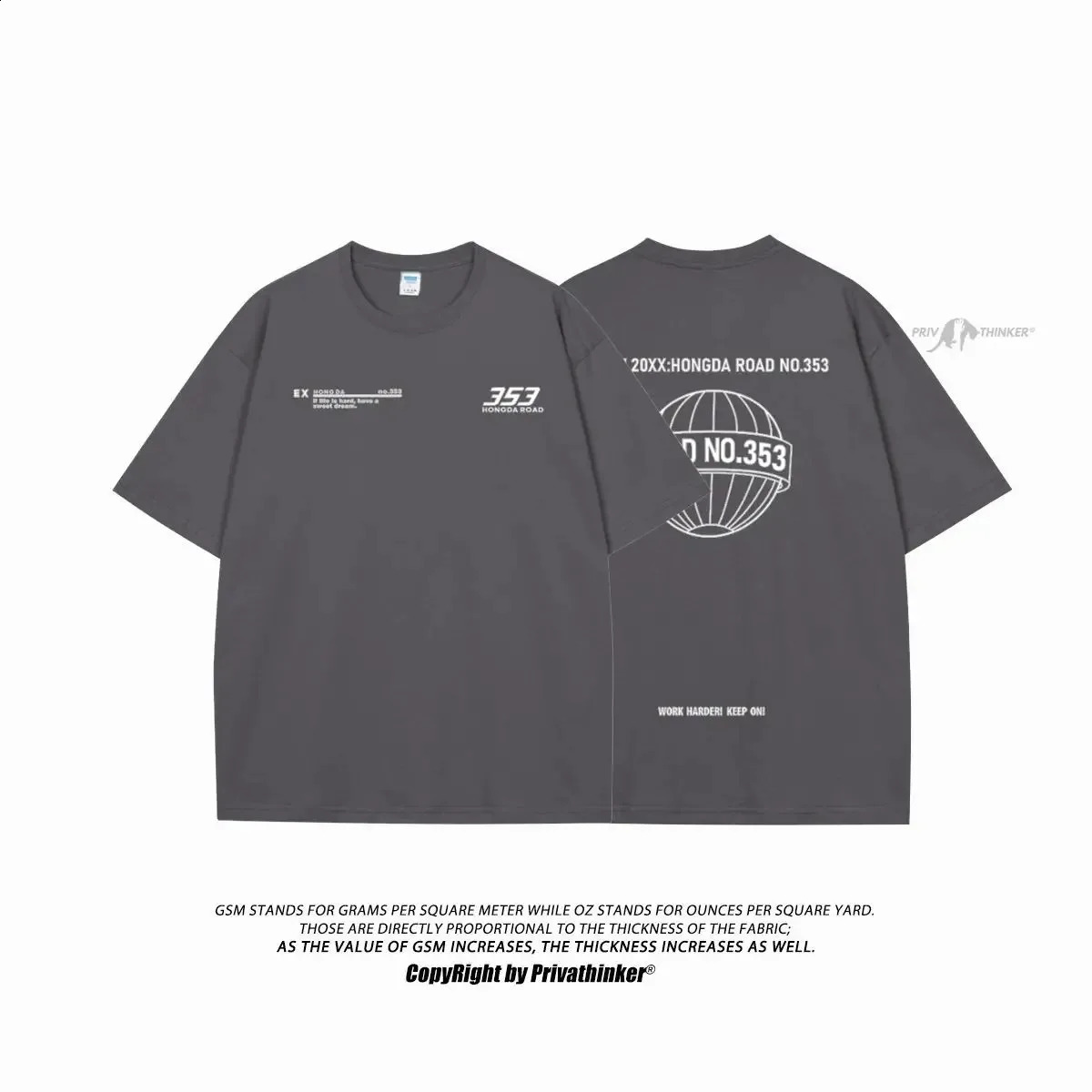 streetwear printed mens Tshirt oversized casual Oneck summer unisex S7XL short sleeved 240821
