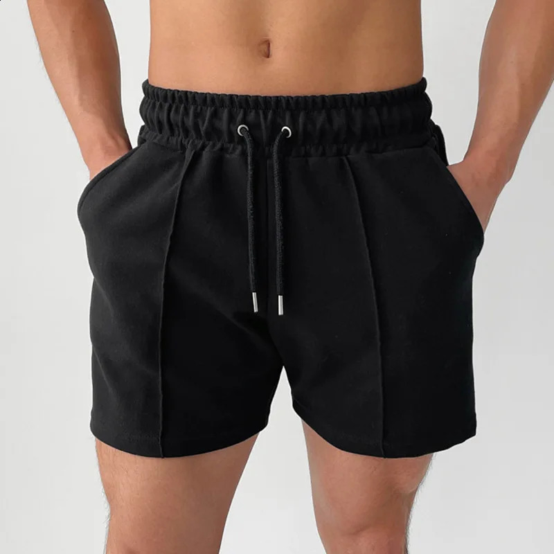 Mens summer hiphop streetwear fitness running casual shorts mens gym jogging 240821